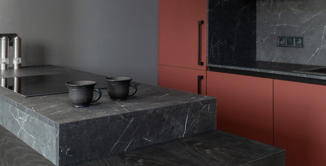 Top cucina antracite